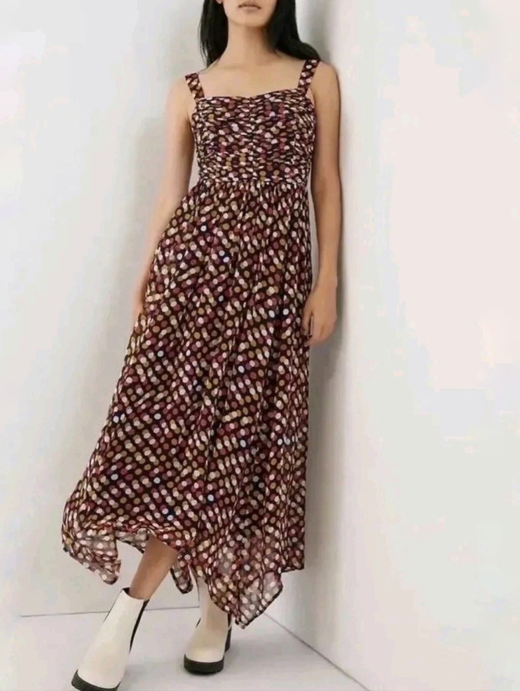 Anthropologie Nwt Maeve Frannie Sweatheart Maxi Dress 8